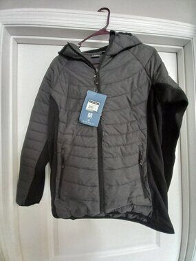 White Sierra Zephyr Insulated Jacket Black Women Med NWT